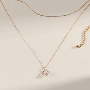 Cubic Zirconia Layered Necklace